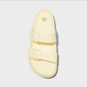 Wild fable yellow platform sandals